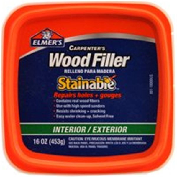 Elmers E891 Stainable Wood Filler Tube, Pint EL386436